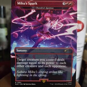 Miku's Spark Sorcery Card